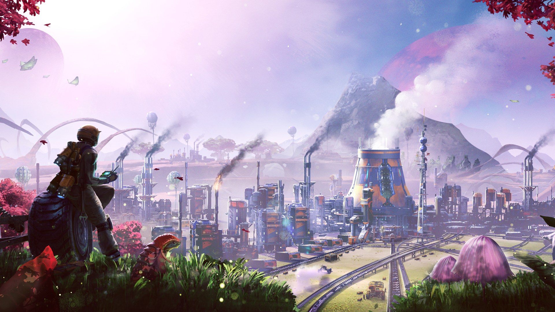 Satisfactory key art